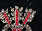 New Heidi Daus Straight To The Heart Red Clear Swarovski Crystal Pin Brooch Arro — photo 6