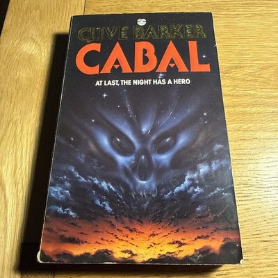 Cabal Clive Barker Book UK 1st Edition Fontana Paperback 1989 Horror Novel PB