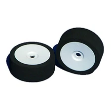 BXRC8030 1/8TH BUGGY FOAM TIRES 30 SHORE: WHITE WHEEL (2)