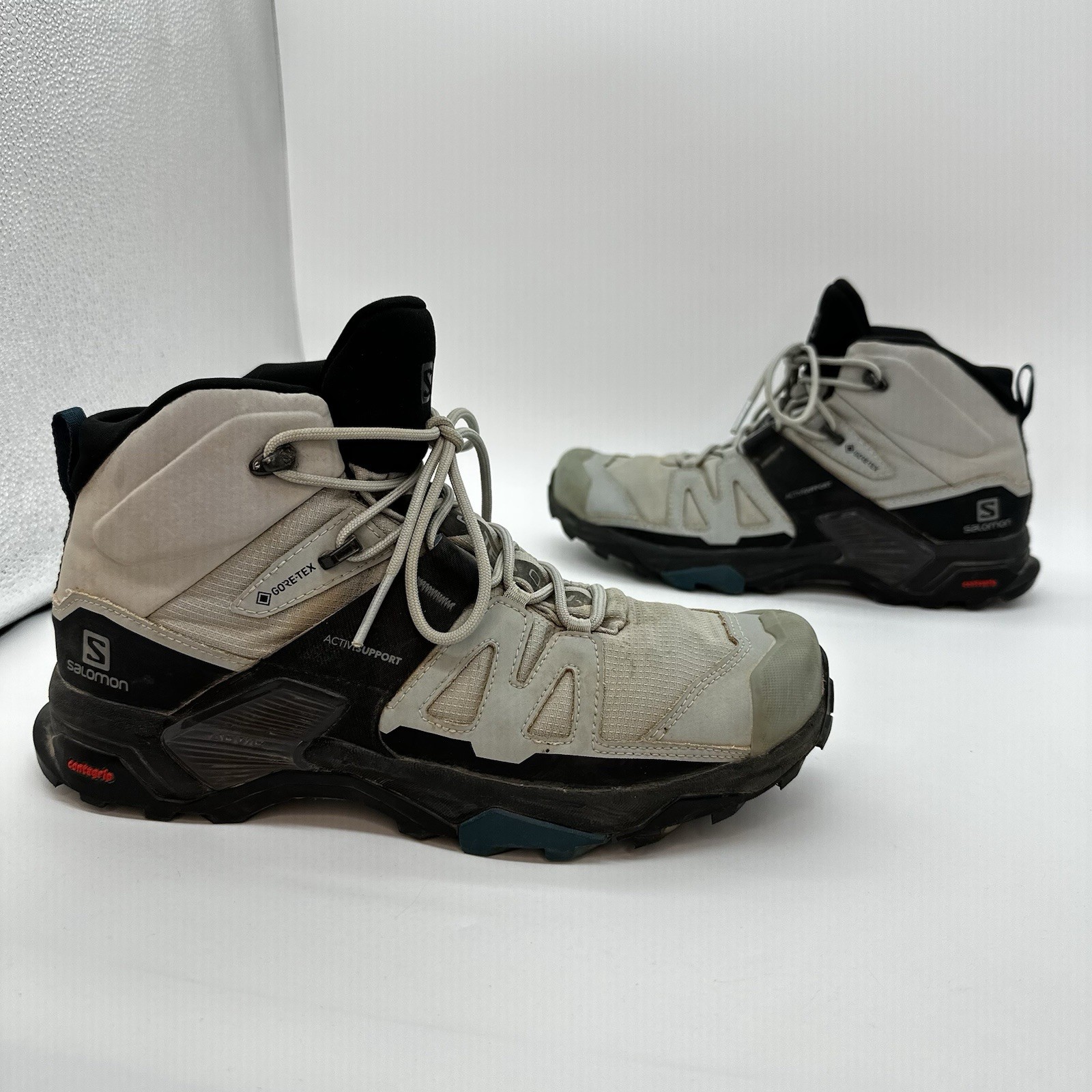 Scarpe da trekking Salomon X Ultra 04w impermeabili donna 9 US Goretex grigio nero