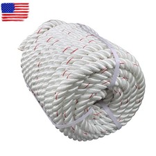 1 inch x 120 feet Arborist Bull Rope Tree Hoist Rigging Line Polyester Rope