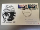 GB STAMPS RARE FIRST DAY COVER 1965 ITU LONDON WC PHOSPHOR