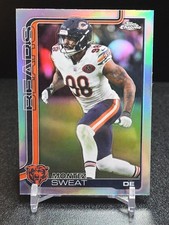 2025 Topps Chrome Montez Sweat Chicago Bears #56 Chrome Refractor