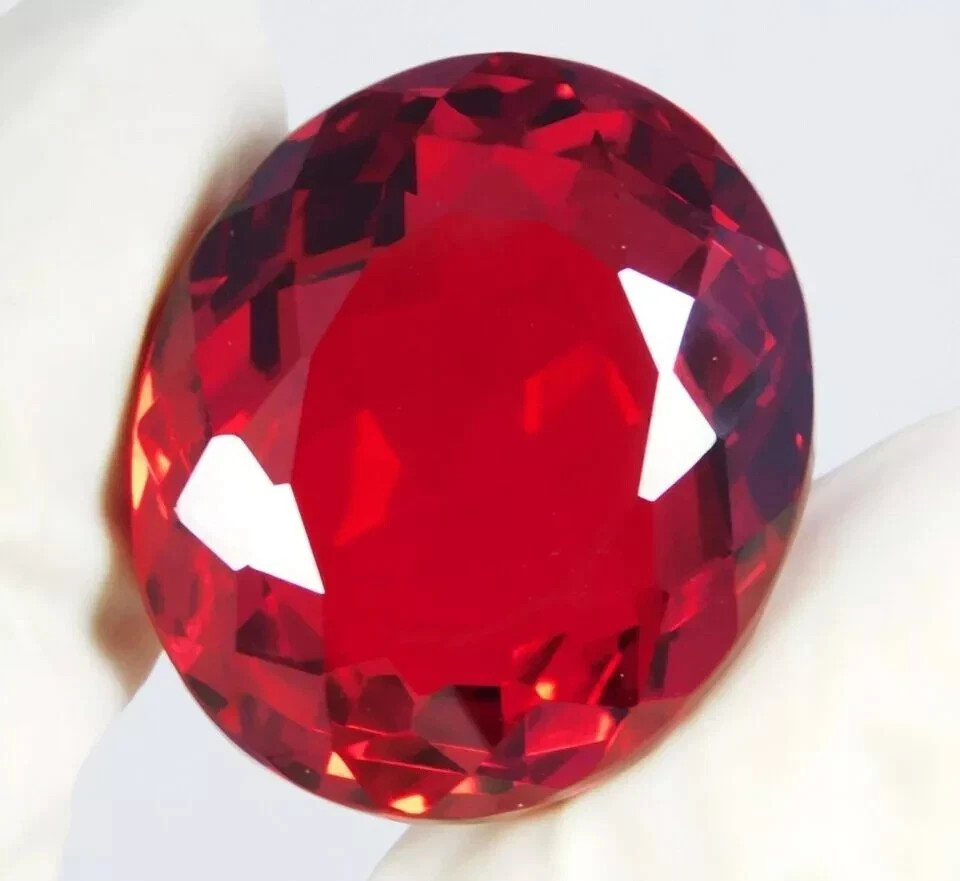 900 Ct Certified Stunning Red Oval Shape Brazilian Topaz Loose Gemstone Jewelry