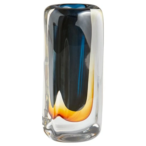 Discover Celosia Multi-Color Hand-Blown Glass Vase - Picture 5 of 6