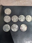 8 Silver Morgan Dollar BU Gem $1 1884 O & 1898 O Lot Uncirculated