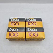 Lot 4 Kodak TMAX 100 Black  White Professional Film TMX 135-36 Sealed Expired