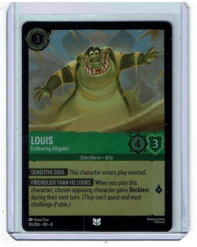 Louis, liebenswerter Alligator - ungewöhnlich - Folie - Reign of Jafar