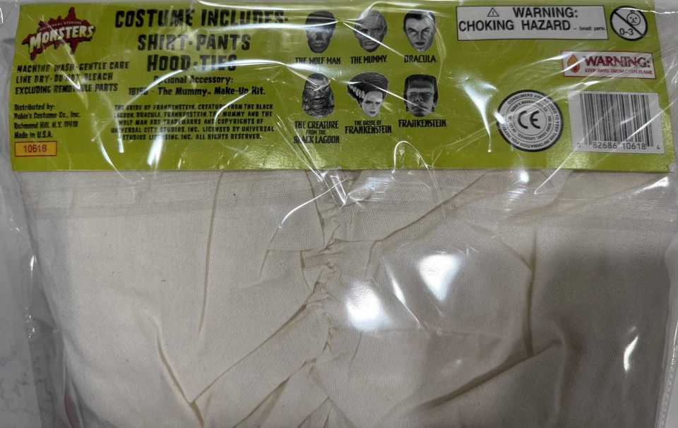 MONSTRUOS UNIVERSALES La Momia Disfraz Completo Niño Talla Grande (12-14) TOTALMENTE NUEVO Foto 4 de 4