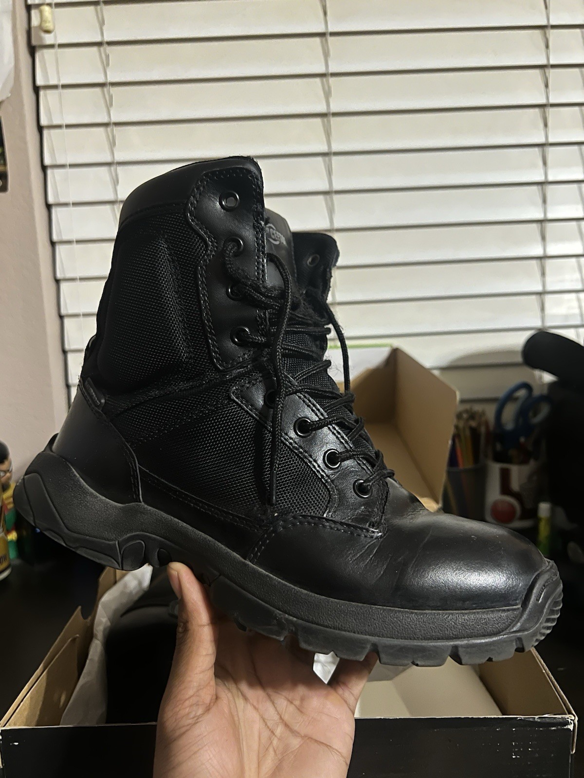 Black Interceptor Combat Boots - image 3