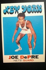 1972 Topps Basketball #226 Joe DePre NR-MINT Condition