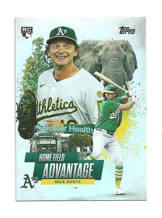 2025 TOPPS UPDATE BASEBALL Nick Kurtz Home Field Advantage Rc ROOKIE HA-49
