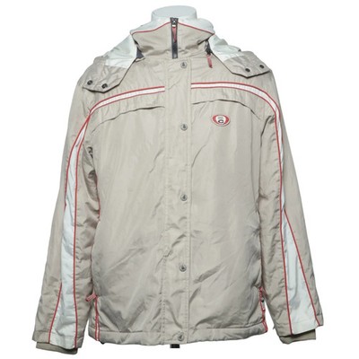 Easy Comfort, Outdoorjacke, Unisex (Erwachsene), Größe: 42, Beige/Rot/Weiß #rr9