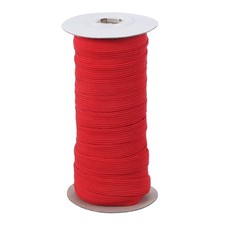 Elastic Bands 1/2 Inch x 20 Yards Stretch Flat Elastic Cord, Red