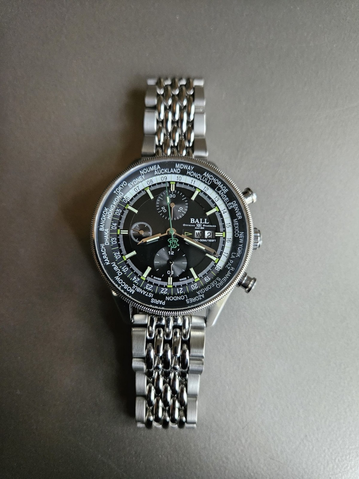 Ball Engineer II Navigator World Timer Chrono; Be… - image 3