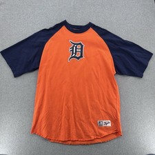 Vintage Detroit Tigers Old English D Stitch Baseball Shirt Men's XL