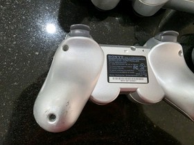 Official Sony PlayStation 3 PS3 Silver DualShock 3 Wireless Controller  Read