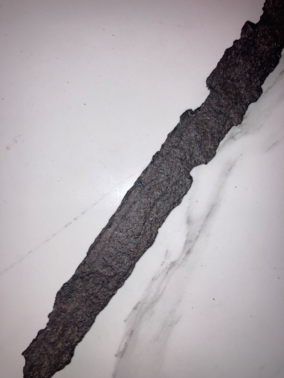 antique part of a French Italian estoc sword XV century medieval