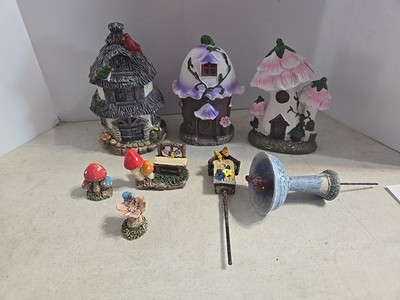 Lot Of 8 Fairy Garden Decor.
