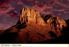 El Capitan Carlsbad Caverns Highway vintage postcard y741