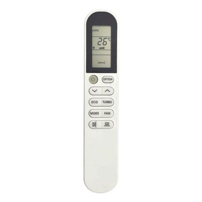 Indoor Air Conditioner Replacement Remote Controller with Clear LCD Screen