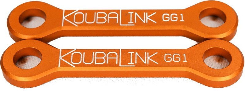 Biellette d'abaissement KOUBALINK orange 19-34mm pour suspension moto Gas Gas