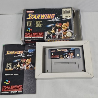 SUPER NINTENDO GAME STARWING COMPLETE BOXED Pal Super FX Free Postage 