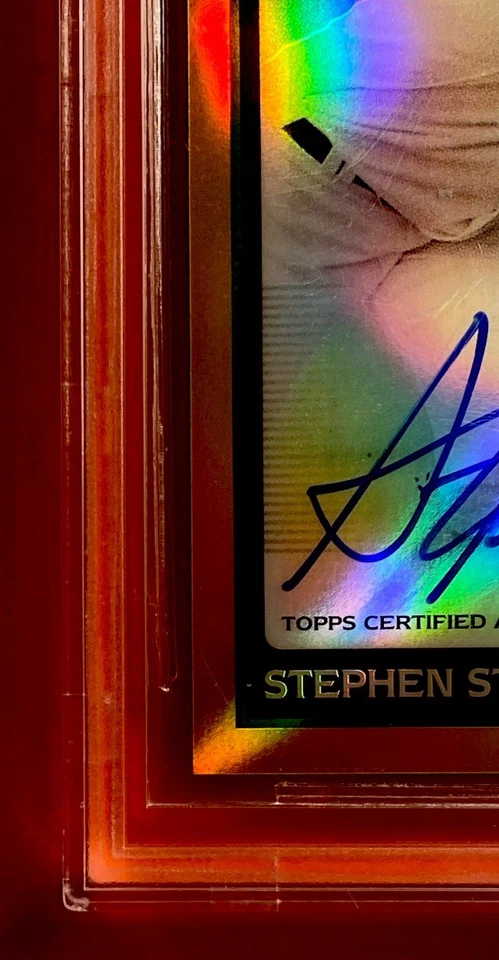 Stephen Strasburg Bowman 2010 cromo dorado ref automático RC SP 09/50 BGS 9 como nuevo 10 automático Foto 3 de 4