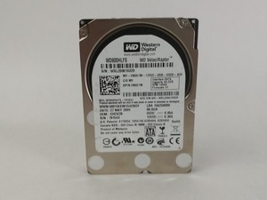 Western Digital VelociRaptor WD800HLFS 80 GB SATA II 2,5 Zoll Festplatte