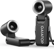 Portable Handheld Mini Fan – Rechargeable Battery-Operated Foldable LED Cooling 