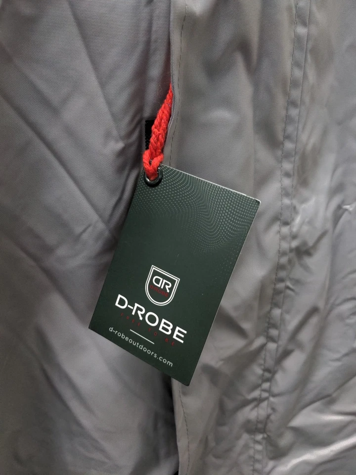 Nuevo Delta Robe Beaufort D-Robe Abrigo Gris Ópalo Talla S Foto 2 de 4