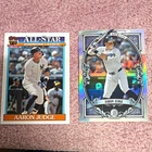 Aaron Judge New York Yankees 2-Card Lot 2025 Topps 91AS-5 + Bowman BSI-4