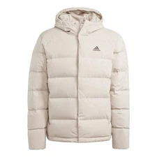 Adidas Helionic Ho Down Coat Cream Beige Jacket Hoodie Coat HY3934 Men’s Size XL