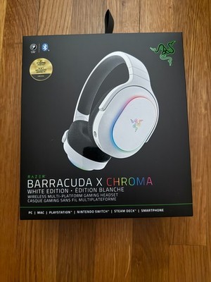 NEW Sealed Razer Barracuda X Chroma Wireless Gaming Headset White Edition