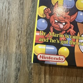 NES Complete In Box & Manual & Cartridge CIB - Dr Mario Game