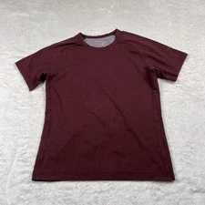 Arc'teryx T Shirt Mens Medium Maroon Outdoor Preppy Casual Performance Trim Fit