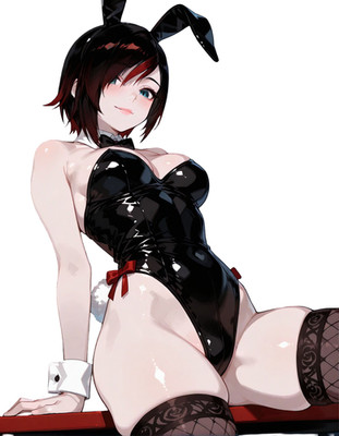 Ruby Rose Waifu RWBY Anime Sticker 6'' Car Decal Weatherproof