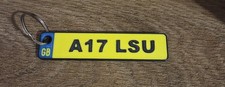 Customised 3d Printed UK Number Plate, Any Name Or Any Reg