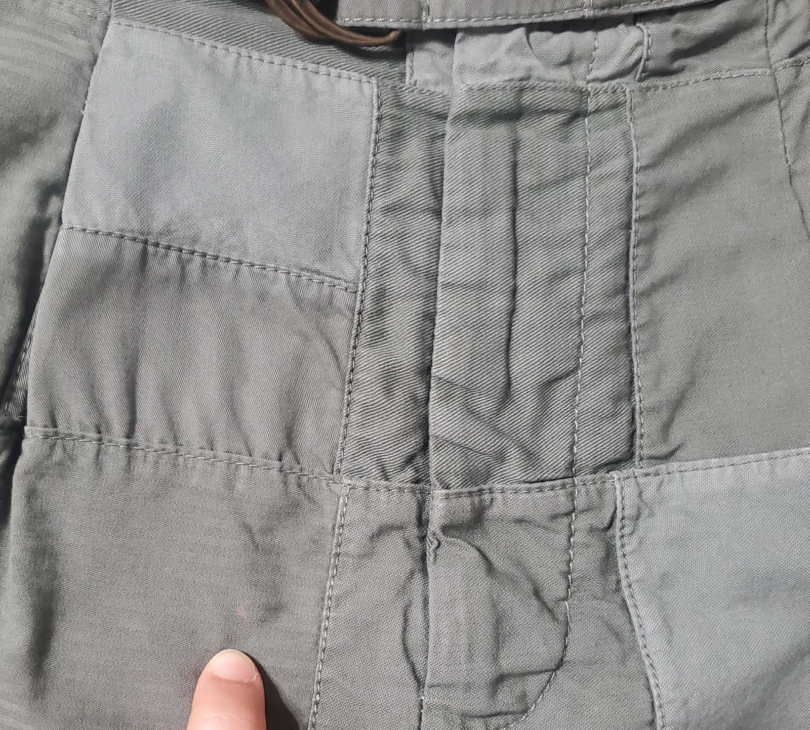 J.Crew Size 2, D-ring Patchwork Short Cuffed Pre-… - image 5