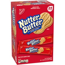 Nutter Butter Peanut Butter Sandwich Cookies 24 pk.