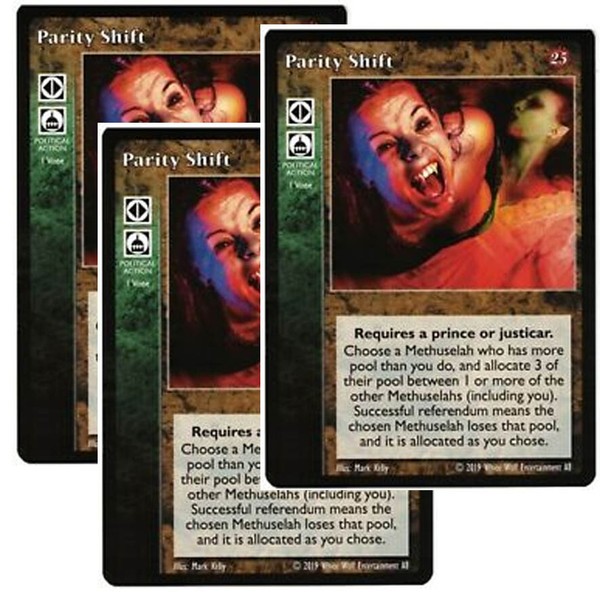 vtes Parity Shift x 3 VTES mixed
