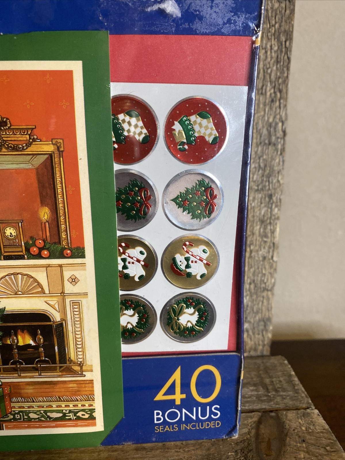 Vintage Christmas Super Value Christmas Cards Walmart box 40 with seals