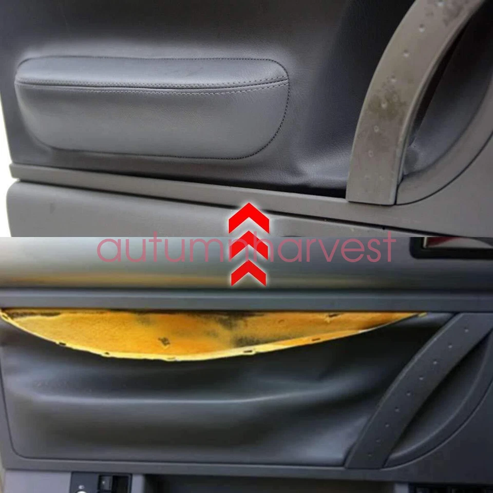 Tarjetas de inserción de panel de puerta aptas para Volkswagen Beetle 2002 cuero sintético beige. Foto 4 de 4