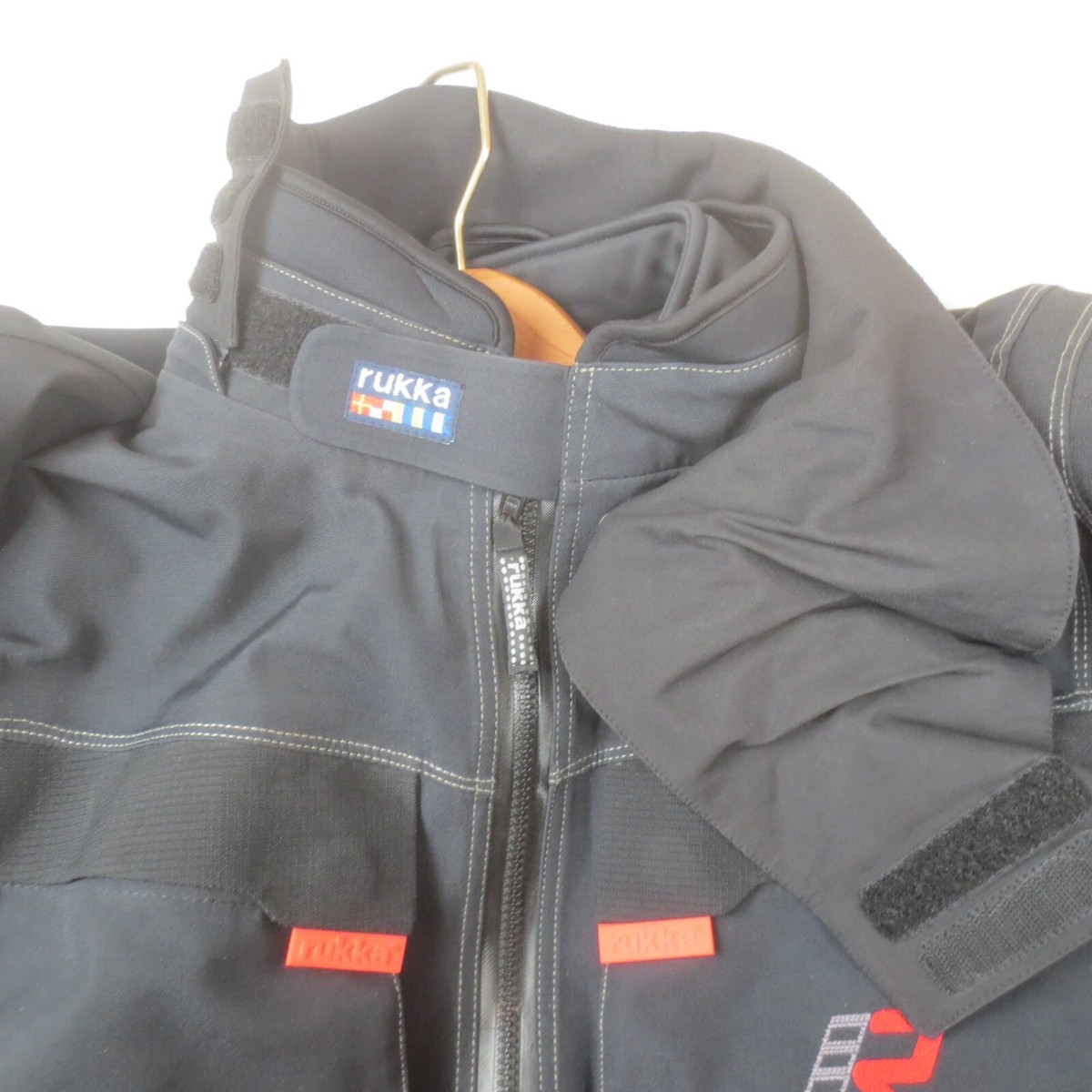 Rukka Armaxis Motorcycle Jacket Mens 58 Black Gore-Tex Zip Liner