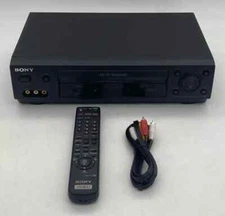 Sony SLV-N500 VHS VCR Video Cassette Recorder Player + Remote RCA Cable Stereo