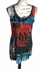 Multicolor Sleevless Dress Womens Size M