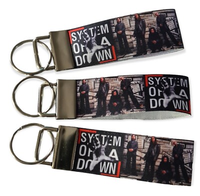 System of a Down Music Rock Band Heavy Metal Keyring Key Fob