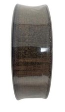 1.5 " X 50 Yds Premium Wired Christmas Holiday Ribbon Dk Brown Shimmer Mega Roll