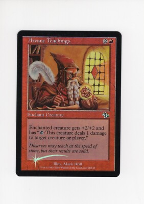Arcane Teachings Judgment FOIL LP MTG Magic The Gathering 