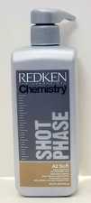 REDKEN Chemistry SHOT PHASE ALL SOFT DEEP TREATMENT 16.9 fl oz Dry/brittle Hair